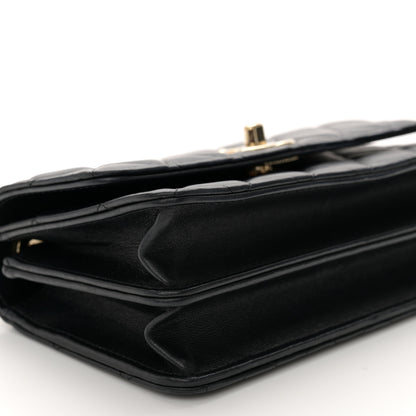 Chanel Lambskin Quilted Medium Trendy CC Flap Dual Handle Bag Black 10 of 13