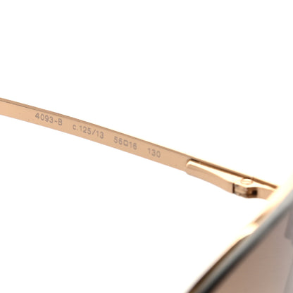 Chanel Crystal CC Logo Sunglasses 4093-B Gold 5 of 7