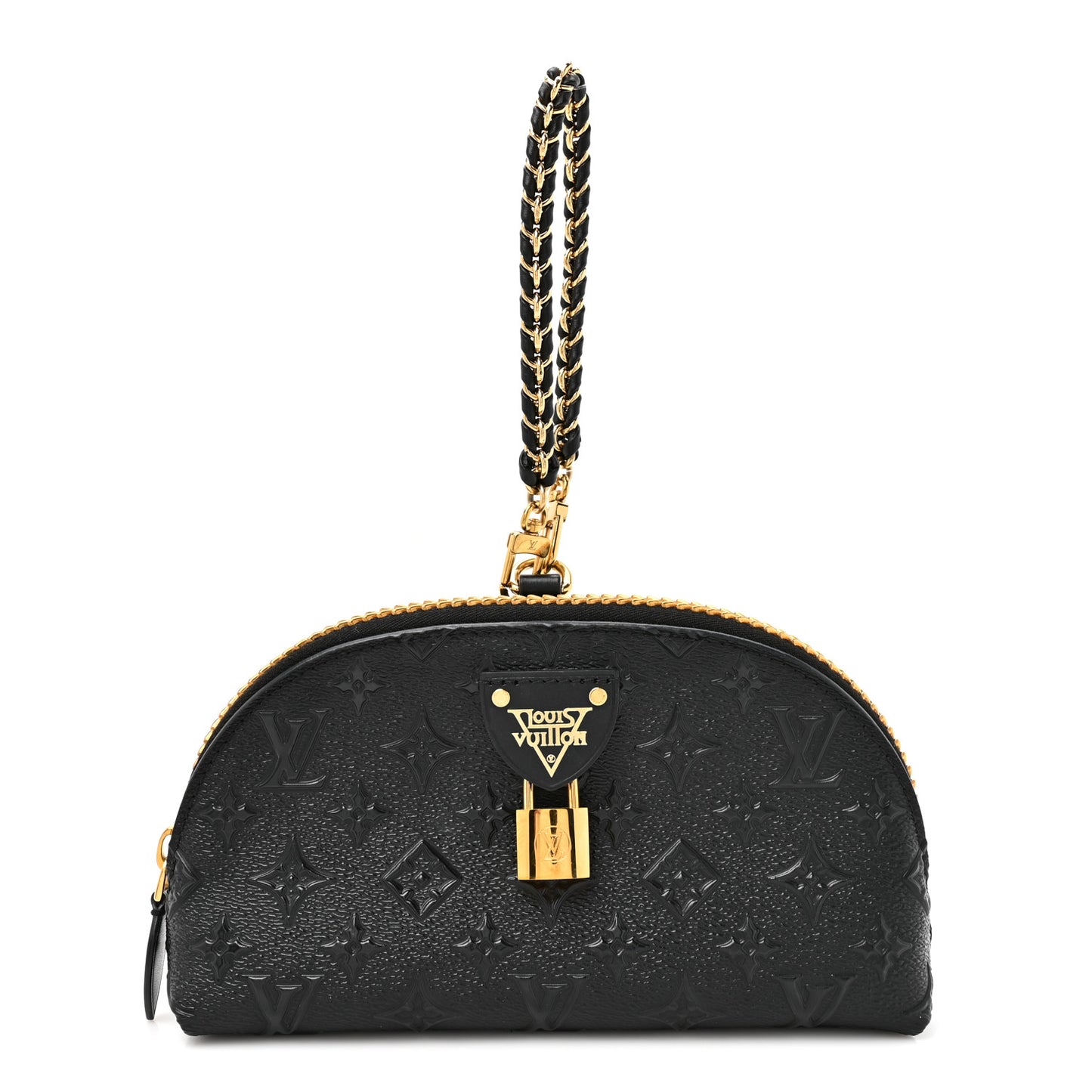 Embossed Monogram Midnight LV Moon Pochette Black