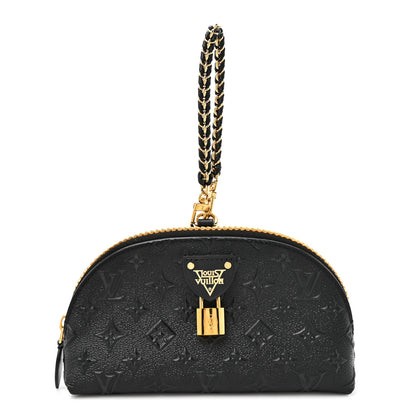 Louis Vuitton Embossed Monogram Midnight LV Moon Pochette Black 1 of 8
