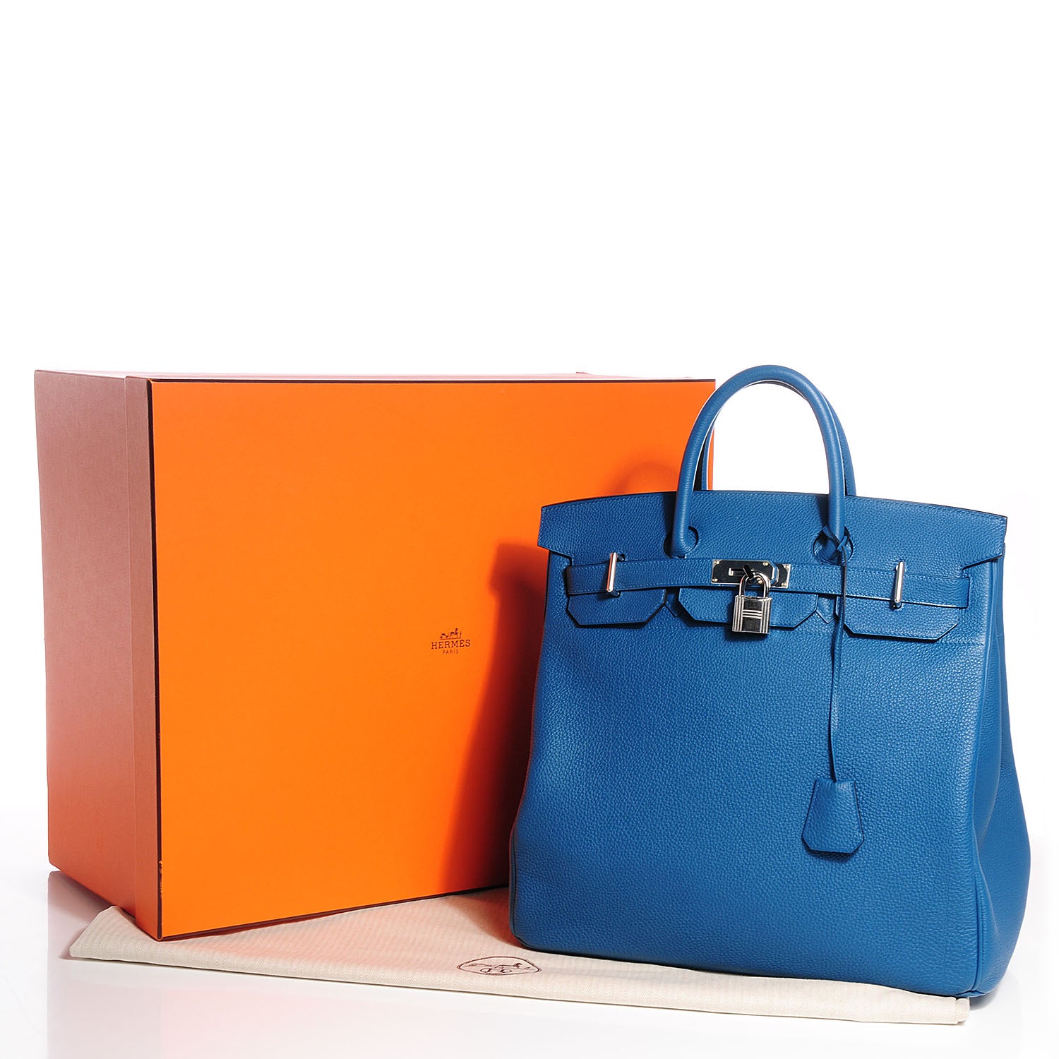 Hermes Togo HAC Birkin 40 Bleu de Galice 20 of 23