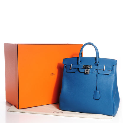 Hermes Togo HAC Birkin 40 Bleu de Galice 20 of 23