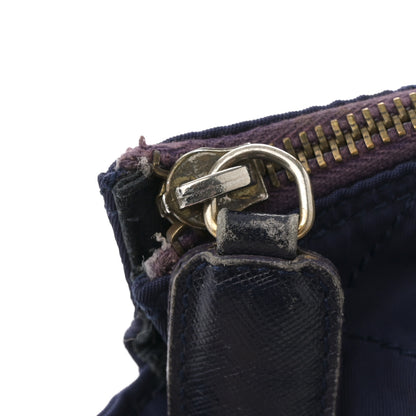 Prada Nylon Tessuto Quilted Shoulder Bag Blue 10 of 10