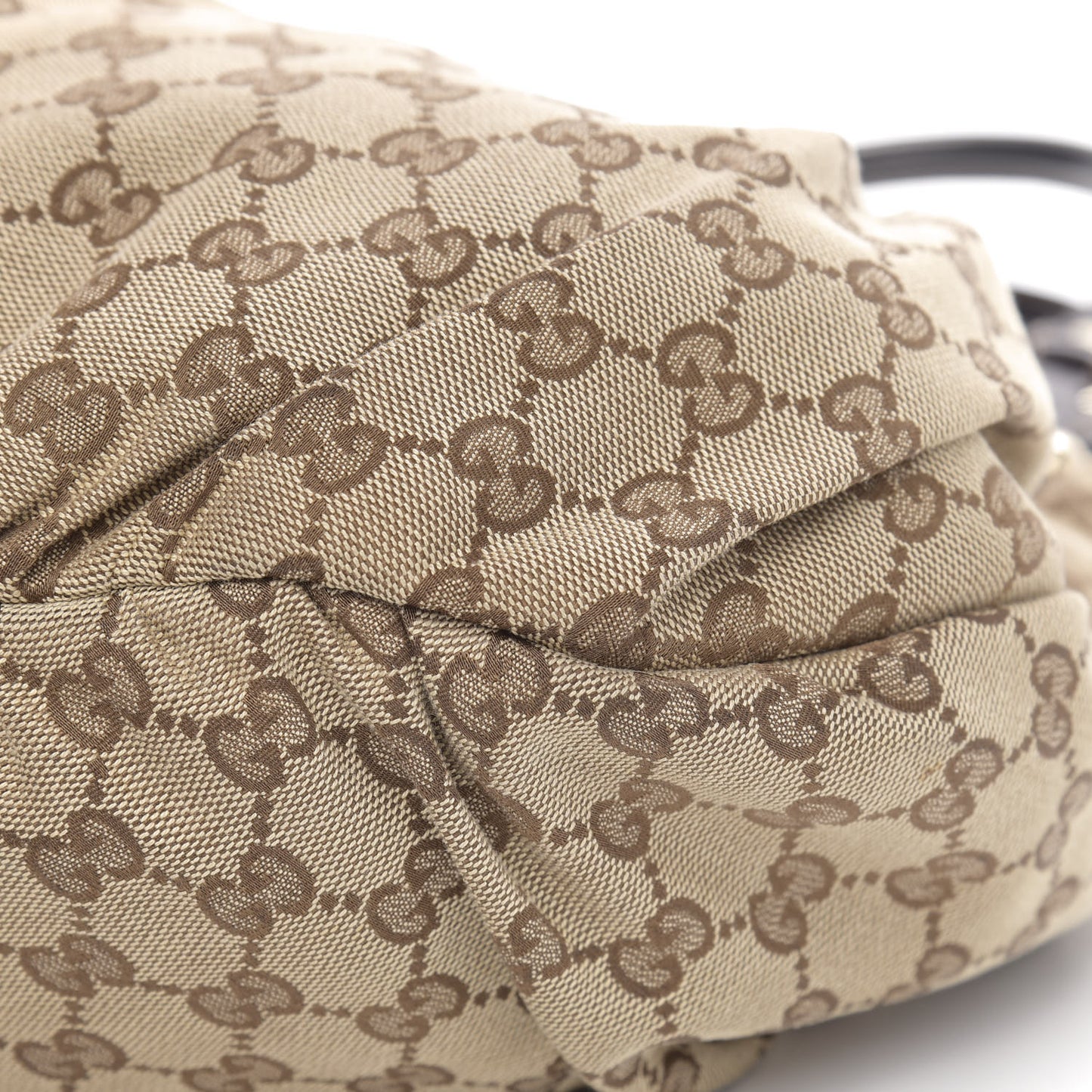 Monogram Studded Pelham Tote Dark Brown
