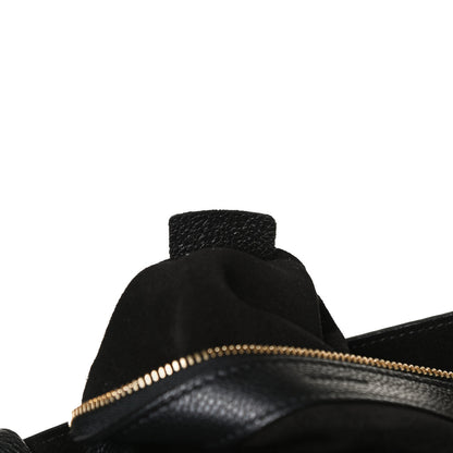 Celine Soft Grained Calfskin Medium Belt Cabas Phantom Black 8 of 13
