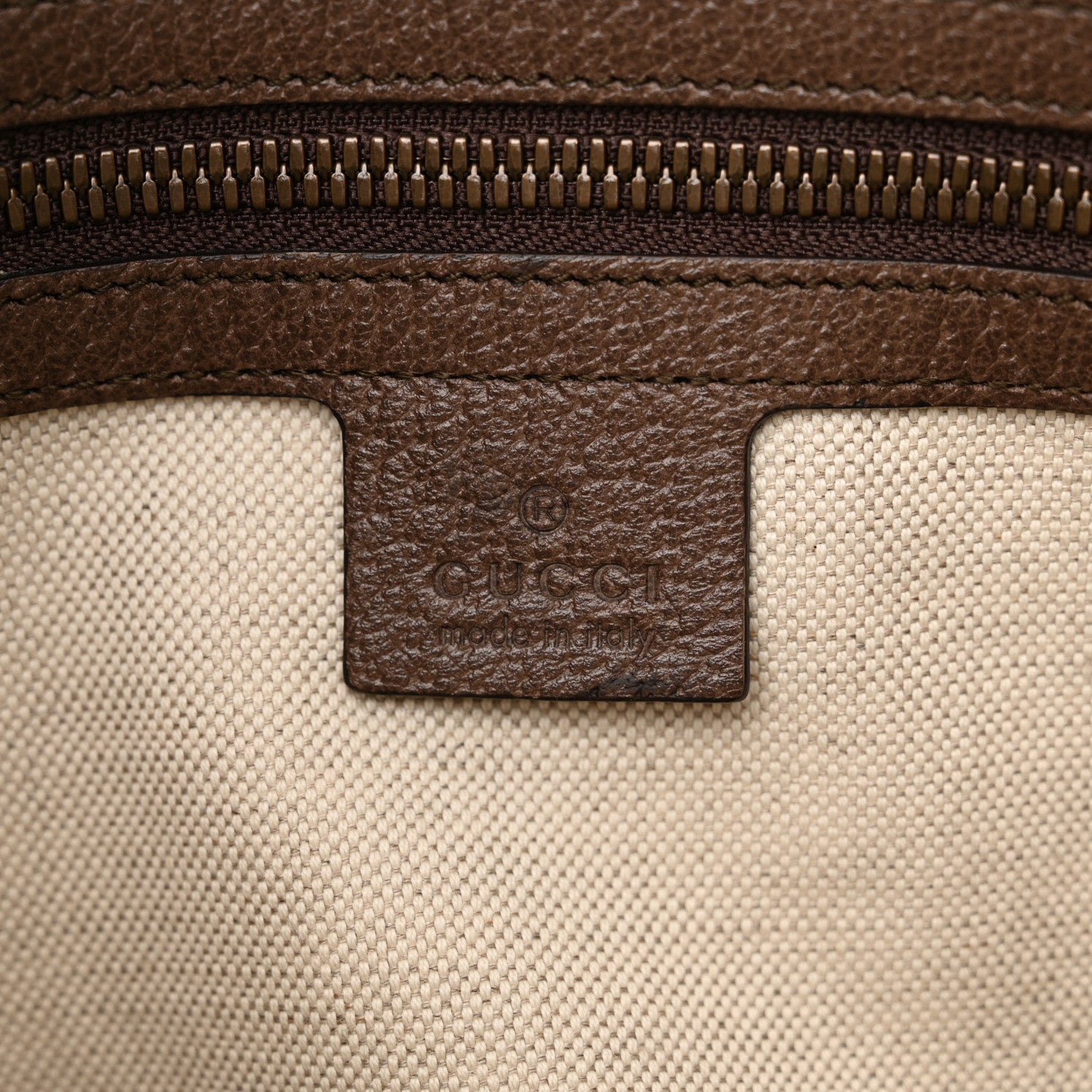 Gucci GG Supreme Monogram Web Medium Ophidia Messenger Bag Brown 6 of 11