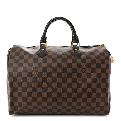 Louis Vuitton Damier Ebene Speedy 35 1 of 10
