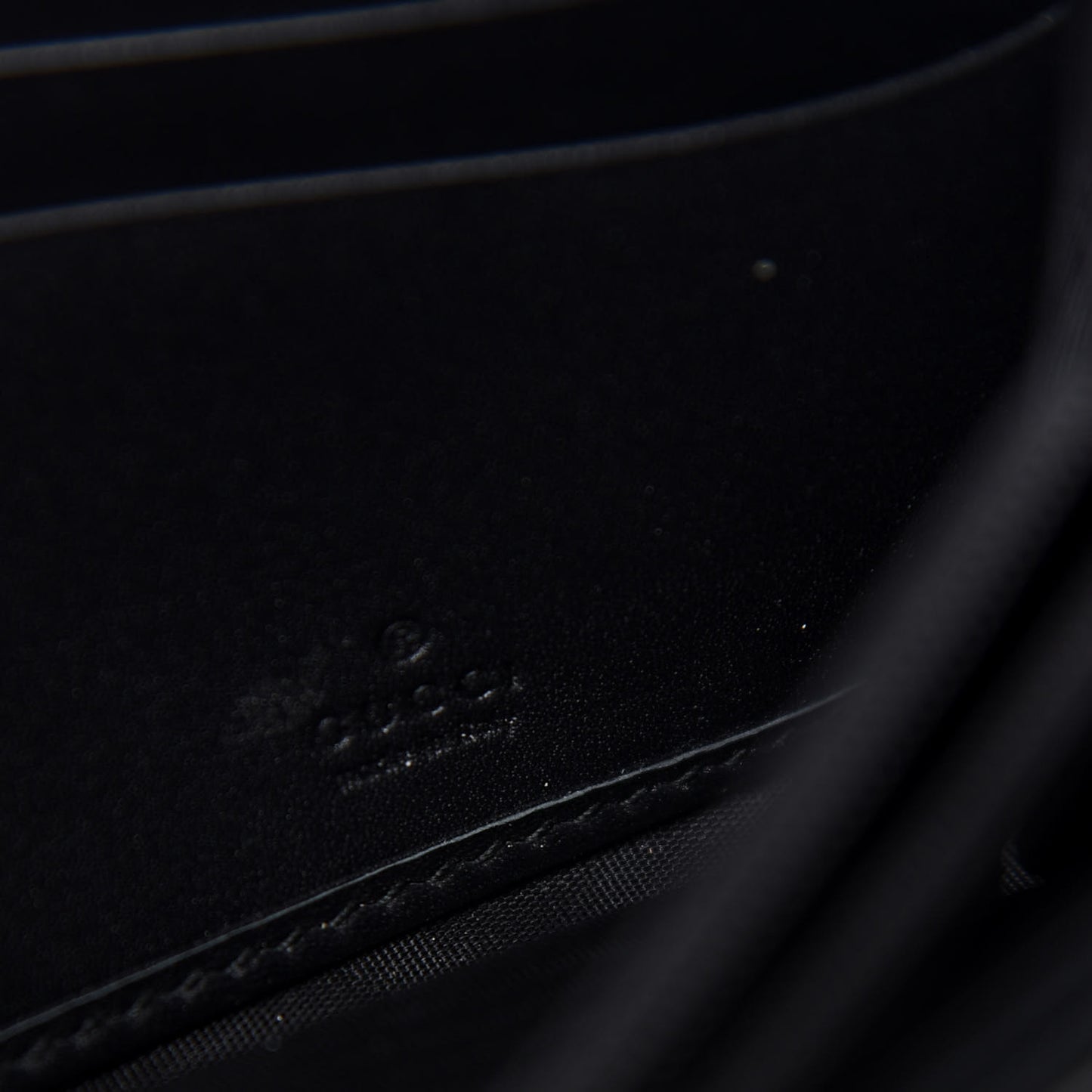 Suede Patent GG Web Ophidia Continental Wallet Black