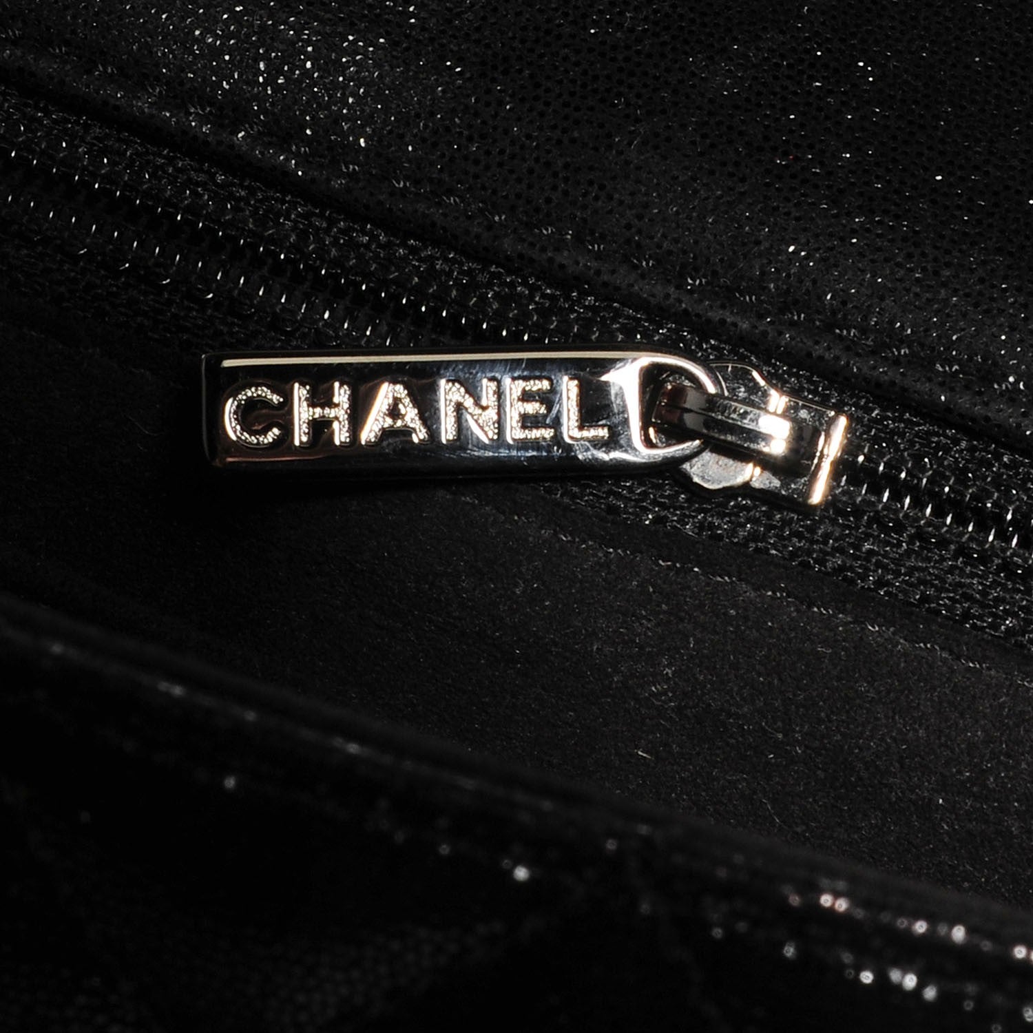 Chanel Sequin Goatskin Crystal CC Mini Flap Black 8 of 10