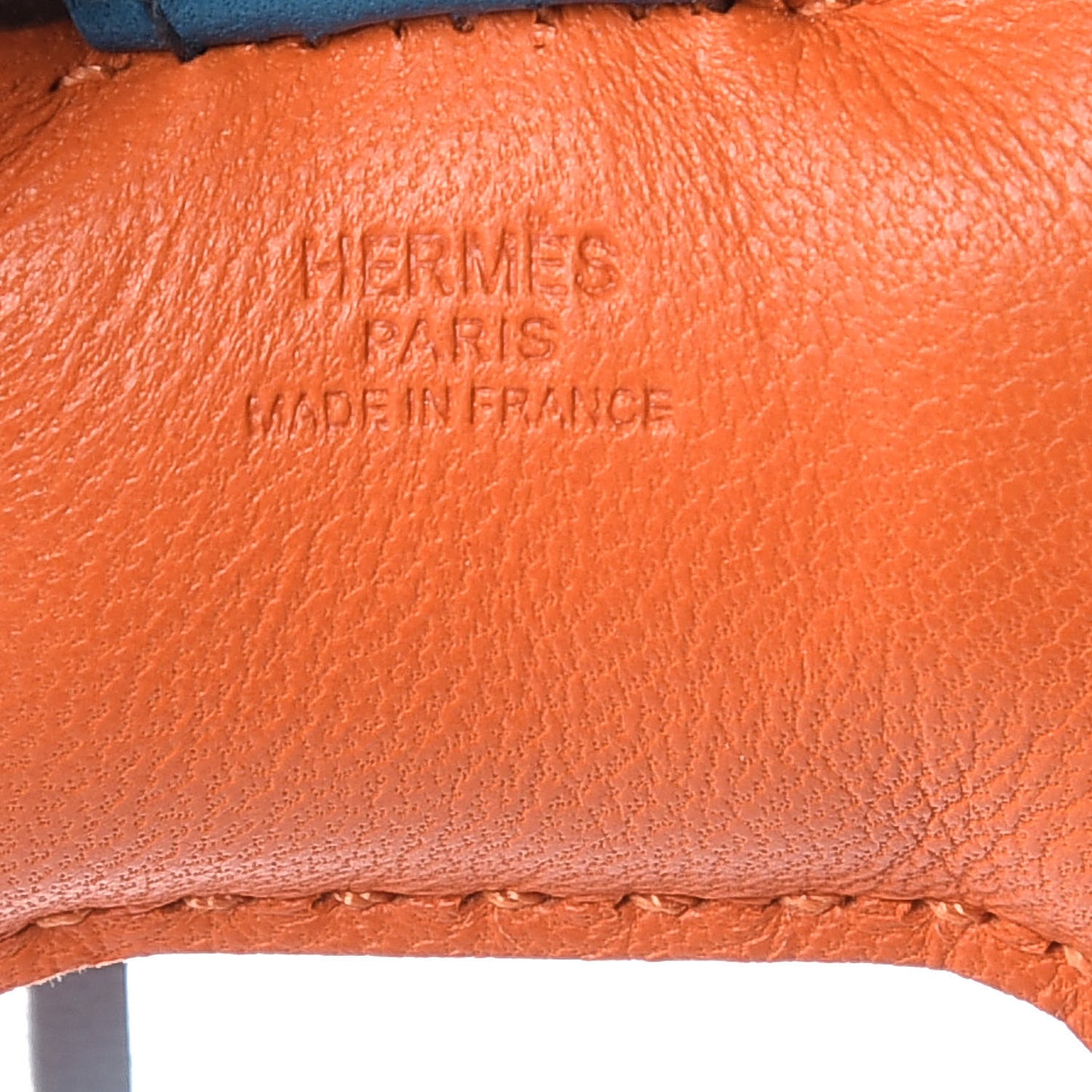Milo Lambskin Grigri Rodeo Horse Bag Charm PM Feu Celeste Bleu Izmir