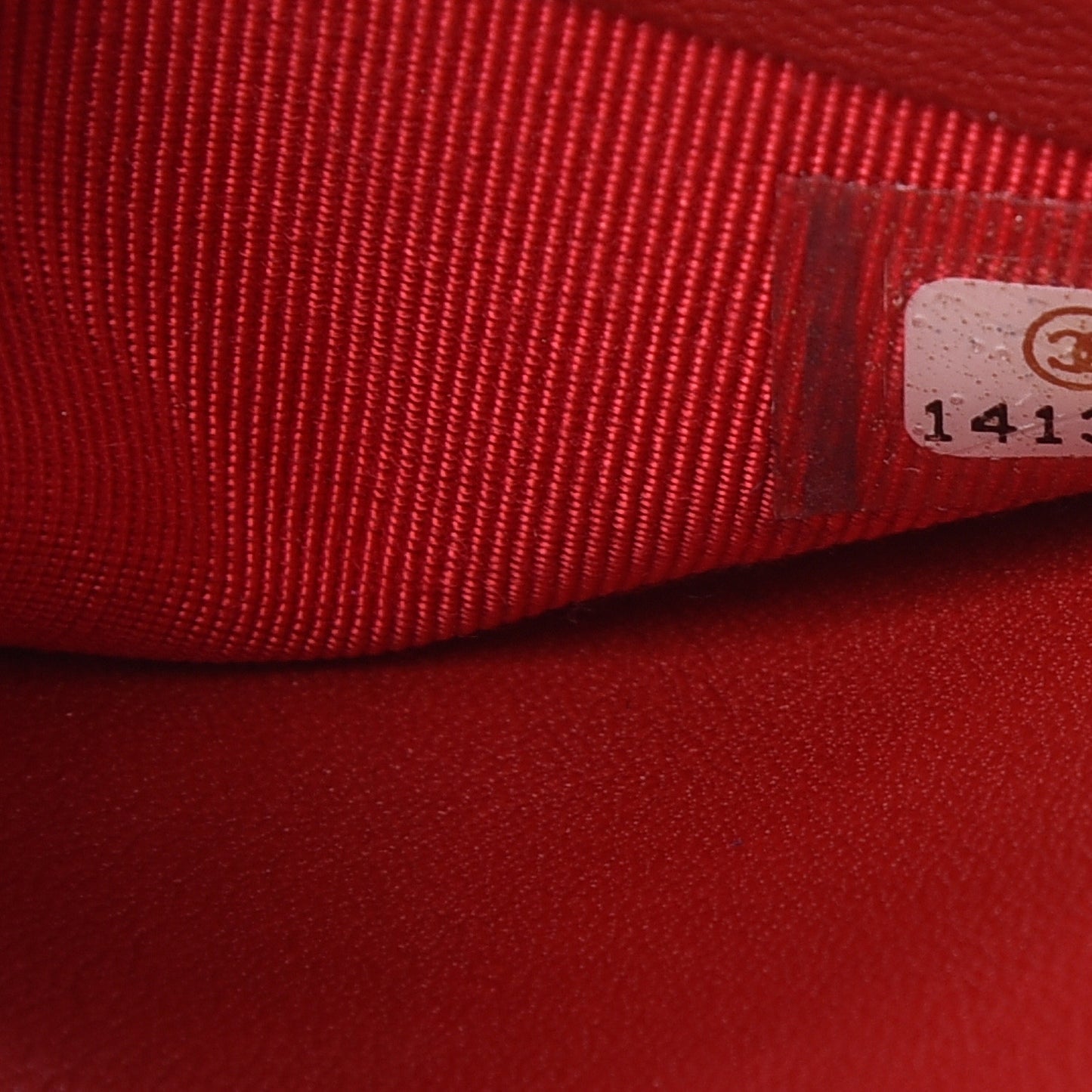 Patent Calfskin Quilted Passport Holder Red