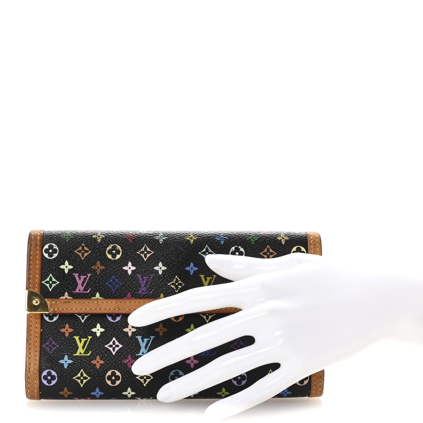 Monogram Multicolor Porte Tresor International Wallet Black