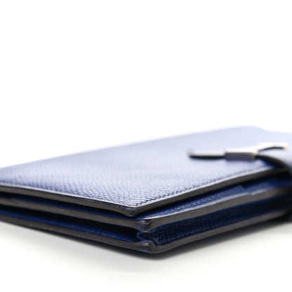 Hermes Epsom Bearn Gusset Wallet Bleu Electrique 10 of 13