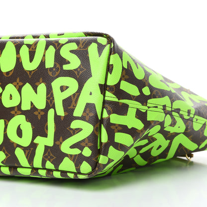 Louis Vuitton Monogram Graffiti Neverfull GM Green 10 of 15