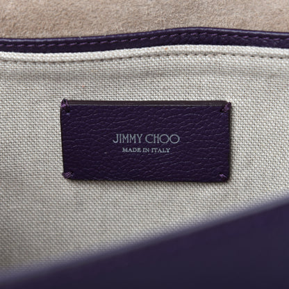 Jimmy Choo Soft Grained Calfskin Lexie Crossbody Amethyst 8 of 10