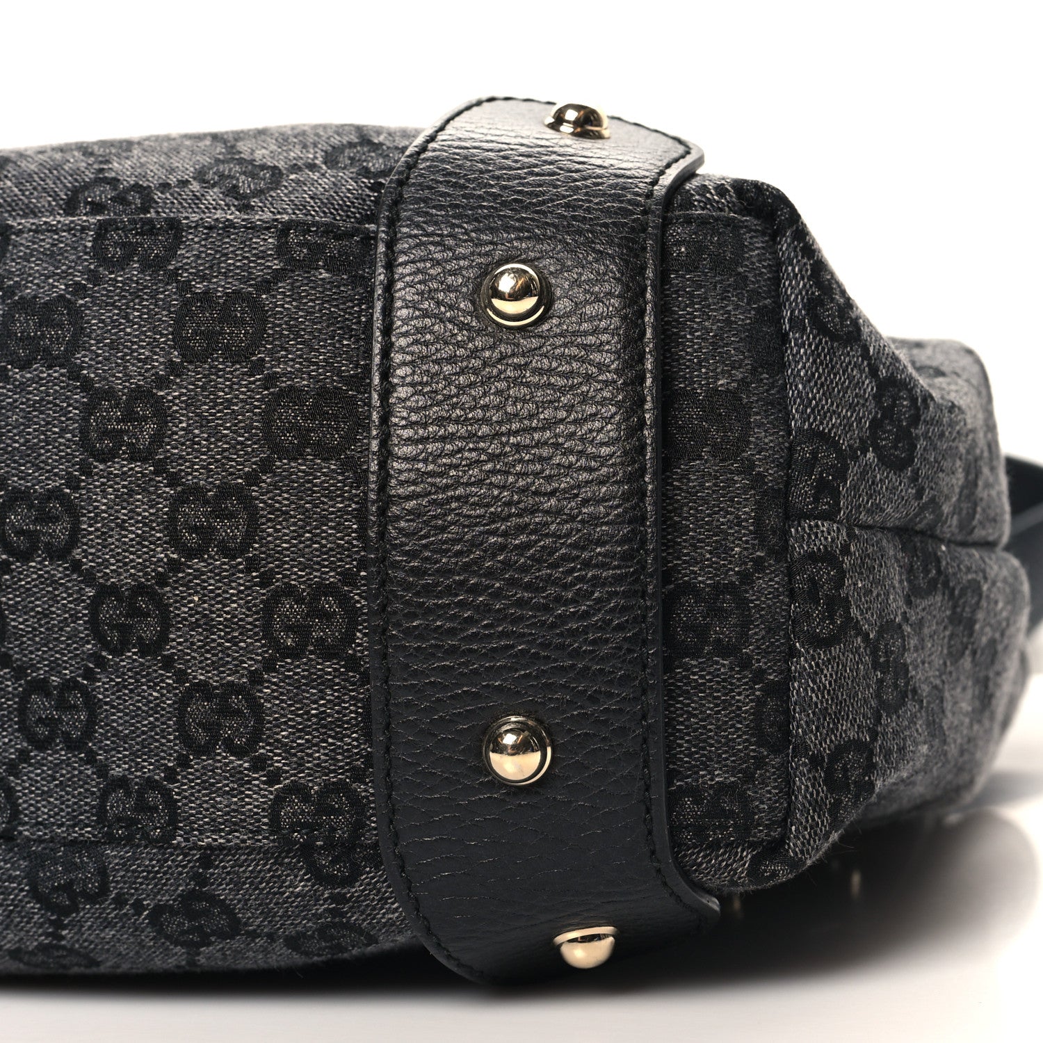 Gucci Monogram Medium Pelham Shoulder Bag Black Grey 10 of 10
