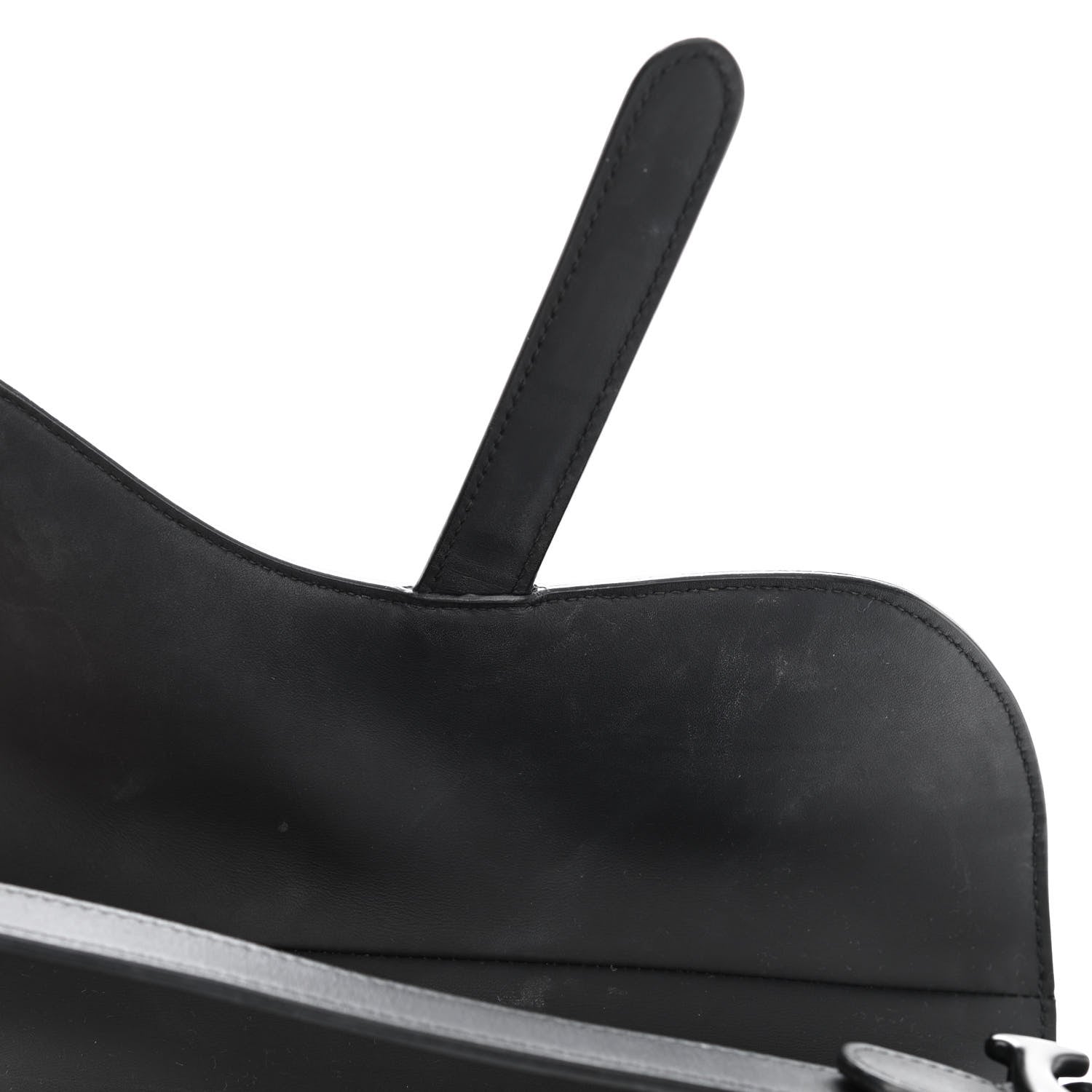 Christian Dior Ultra Matte Calfskin Saddle Bag Black 12 of 13