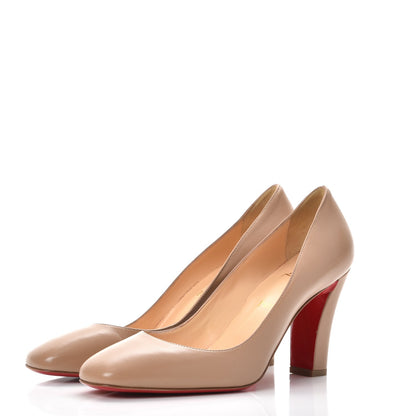 Christian Louboutin Nappa Viva 85 Pumps 39.5 Nude 3 of 9