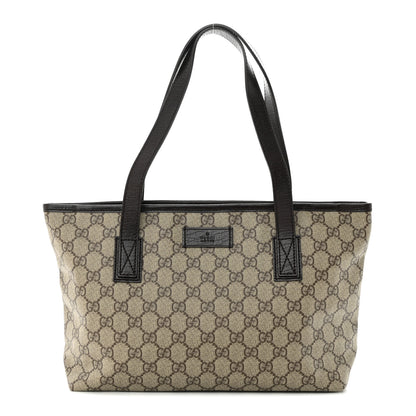 Gucci GG Supreme Monogram Small Joy Tote Dark Brown 1 of 11