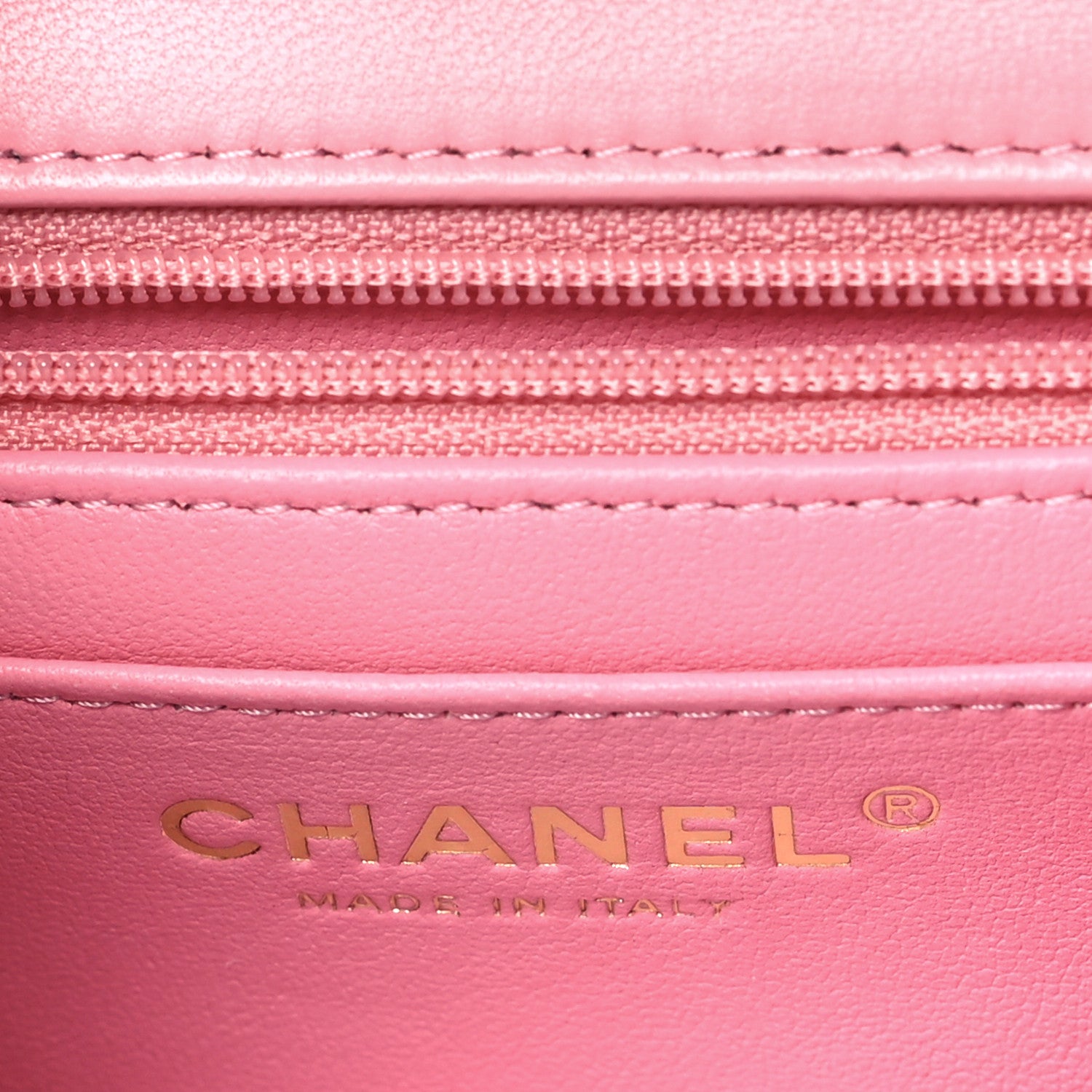 Chanel Lambskin Quilted Mini Top Handle Rectangular Flap Pink 6 of 11