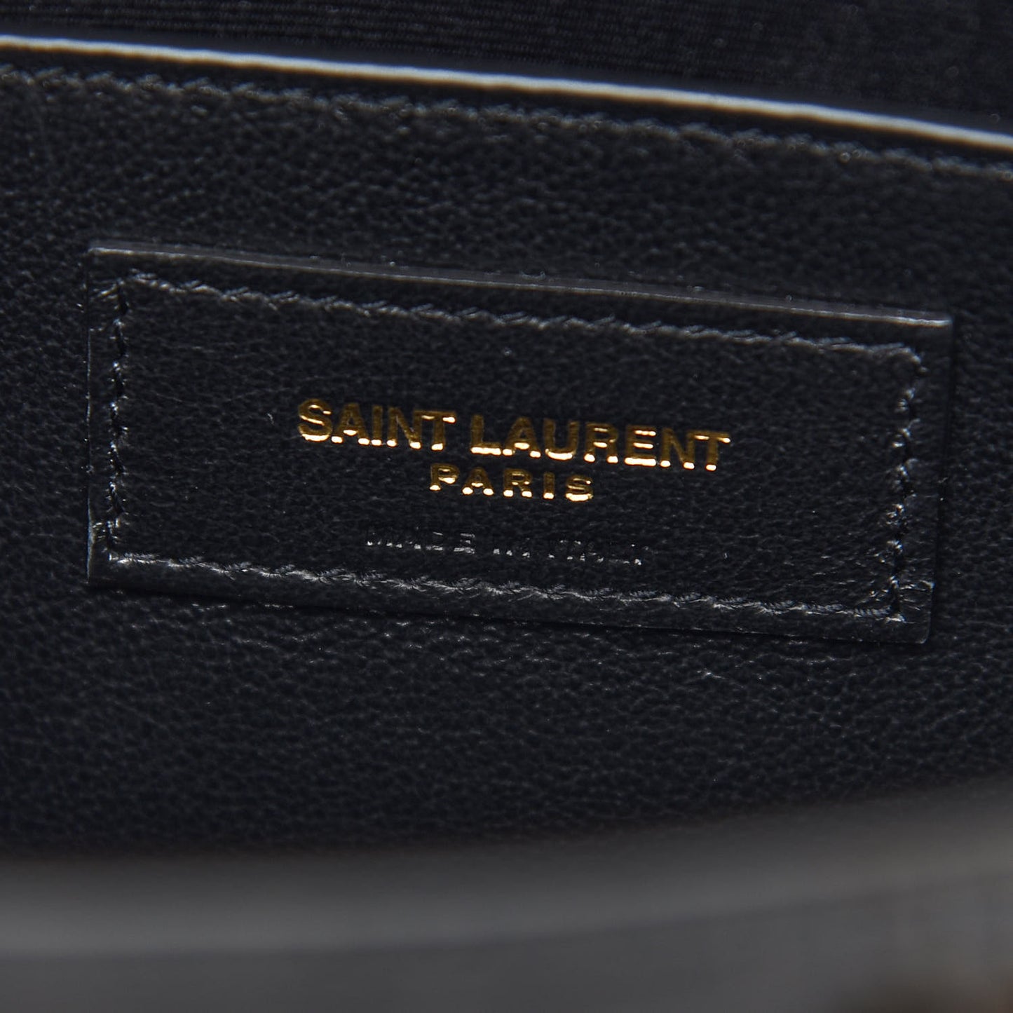 Shiny Calfskin Crocodile Embossed Small Manhattan Baguette Black
