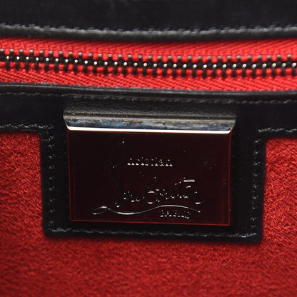 Christian Louboutin Calfskin Small Sweety Charity NV Shoulder Bag Black 6 of 16