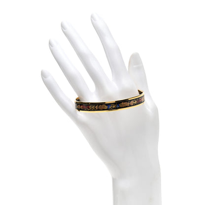 Hermes Enamel Printed Narrow Bracelet 70 2 of 5
