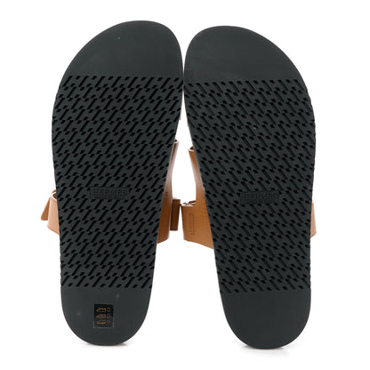 Hermes Calfskin Mens Chypre Sandals 45 Gold 5 of 9