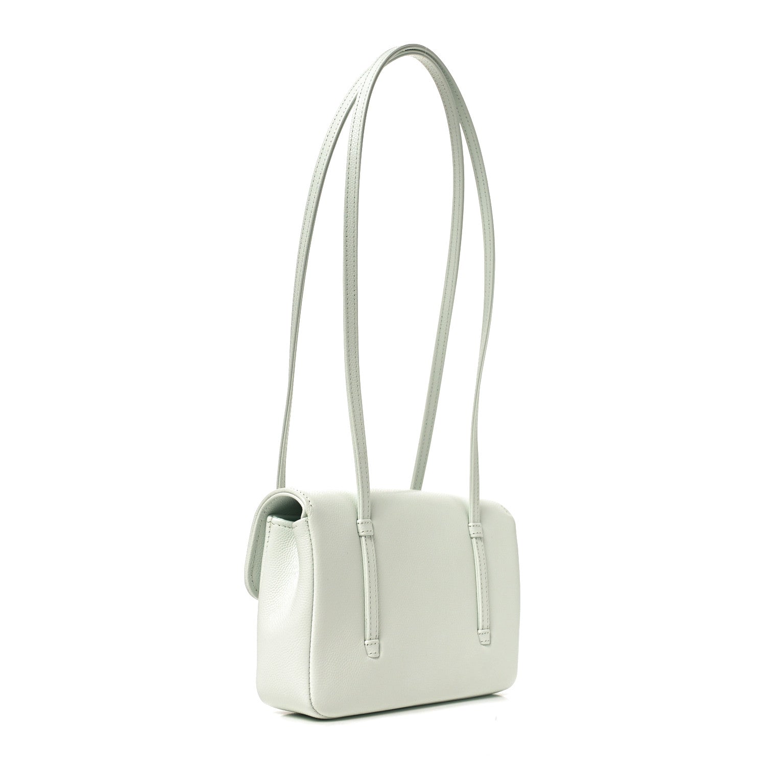 Chanel Shiny Caviar Mini Preppy Coco Shoulder Bag Light Blue 2 of 10