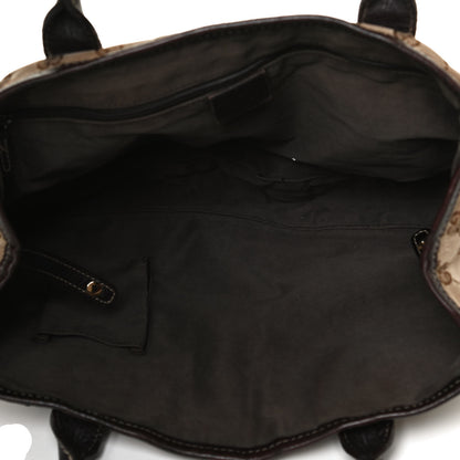 Gucci Monogram Medium Princy Tote Dark Brown 5 of 15
