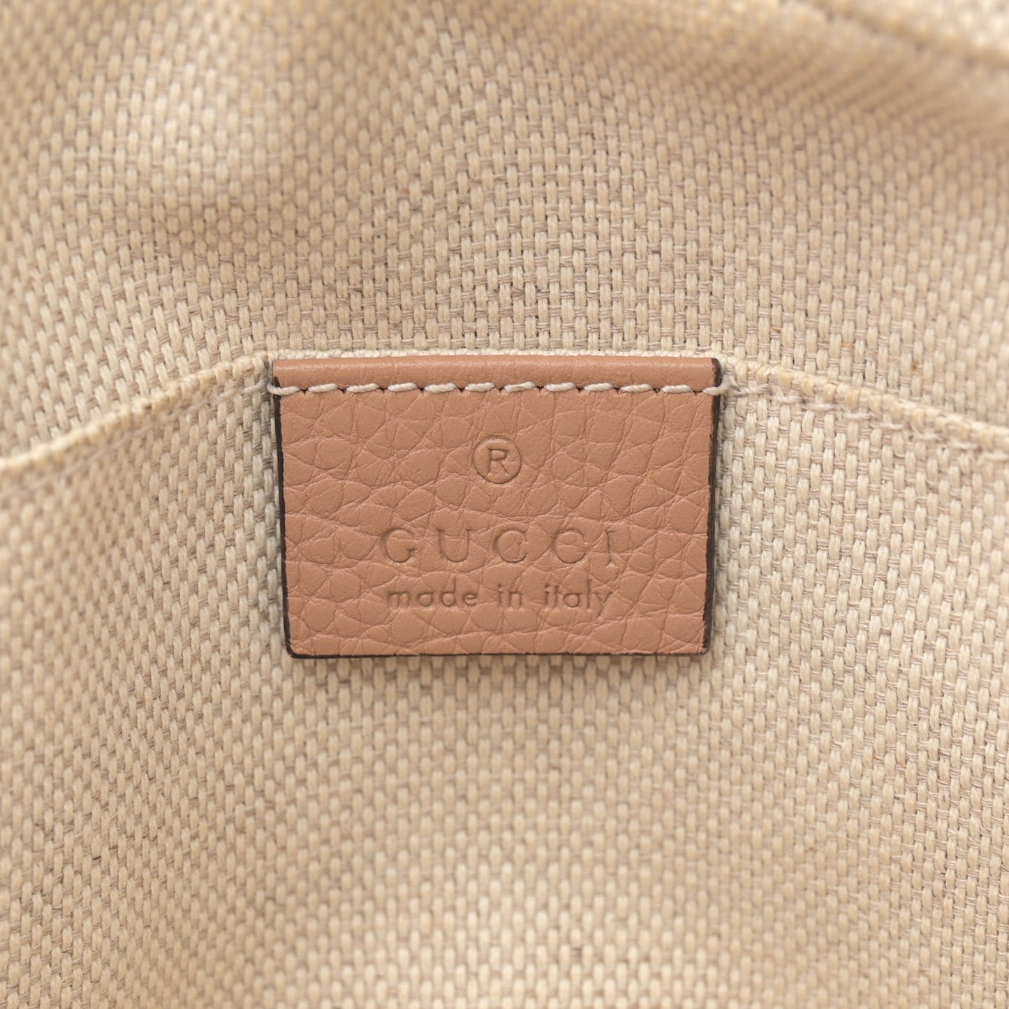 Pebbled Calfskin Small Soho Disco Bag Camelia