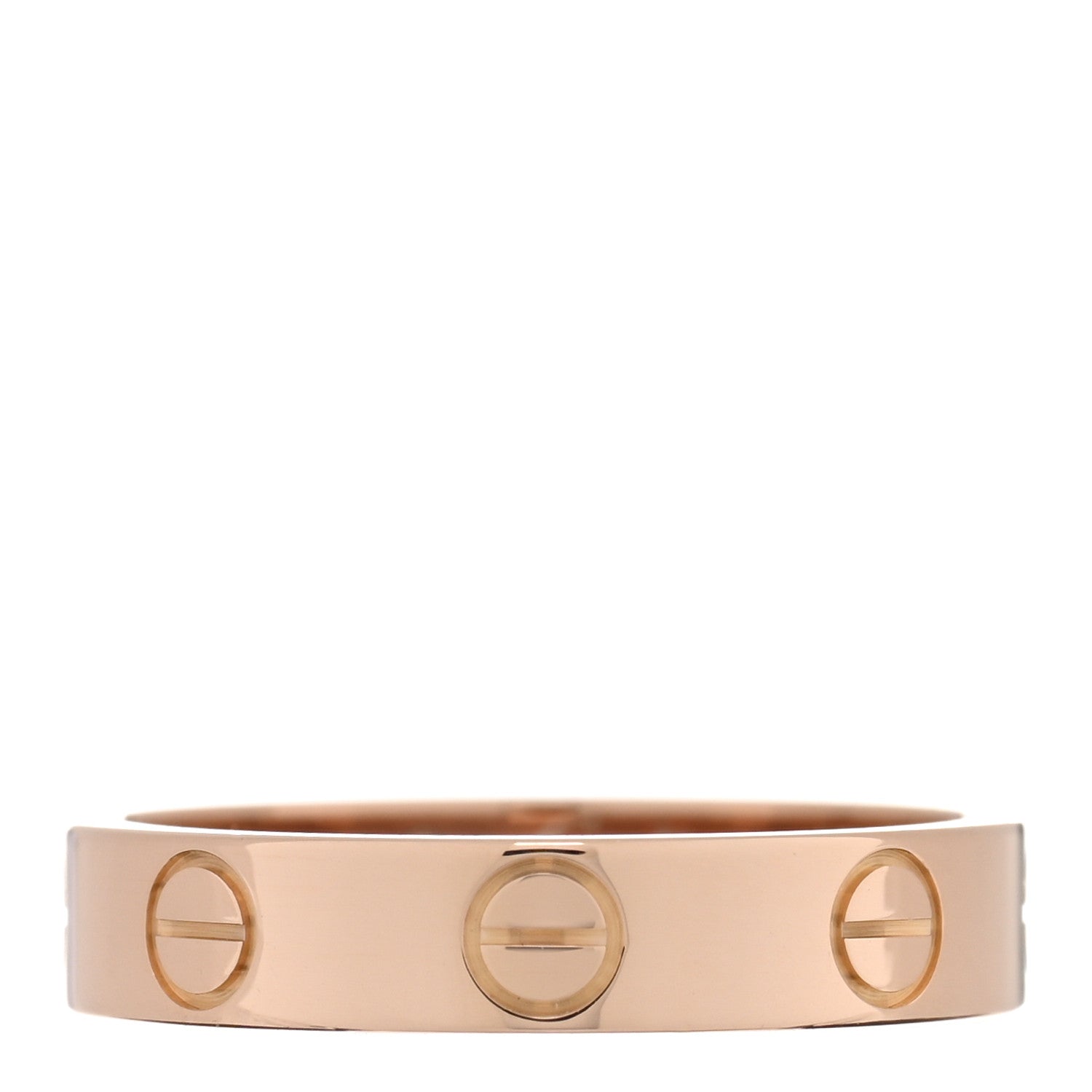 Cartier 18K Pink Gold 3.5mm LOVE Wedding Band Ring 49 4.75 1 of 5
