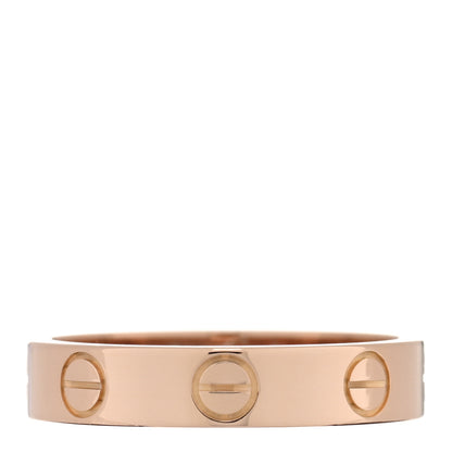 Cartier 18K Pink Gold 3.5mm LOVE Wedding Band Ring 49 4.75 1 of 5