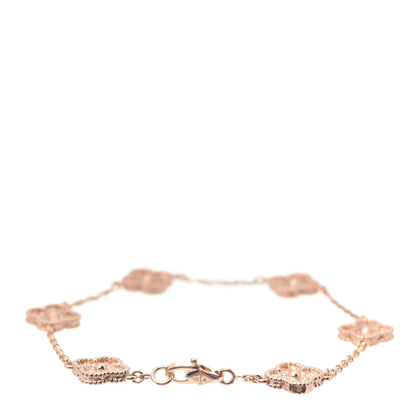 18K Rose Gold 6 Motifs Sweet Alhambra Bracelet