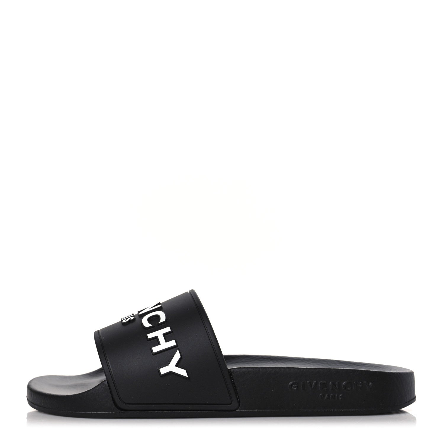 Givenchy Rubber Logo Pool Slide Sandals 35 Black 1 of 7