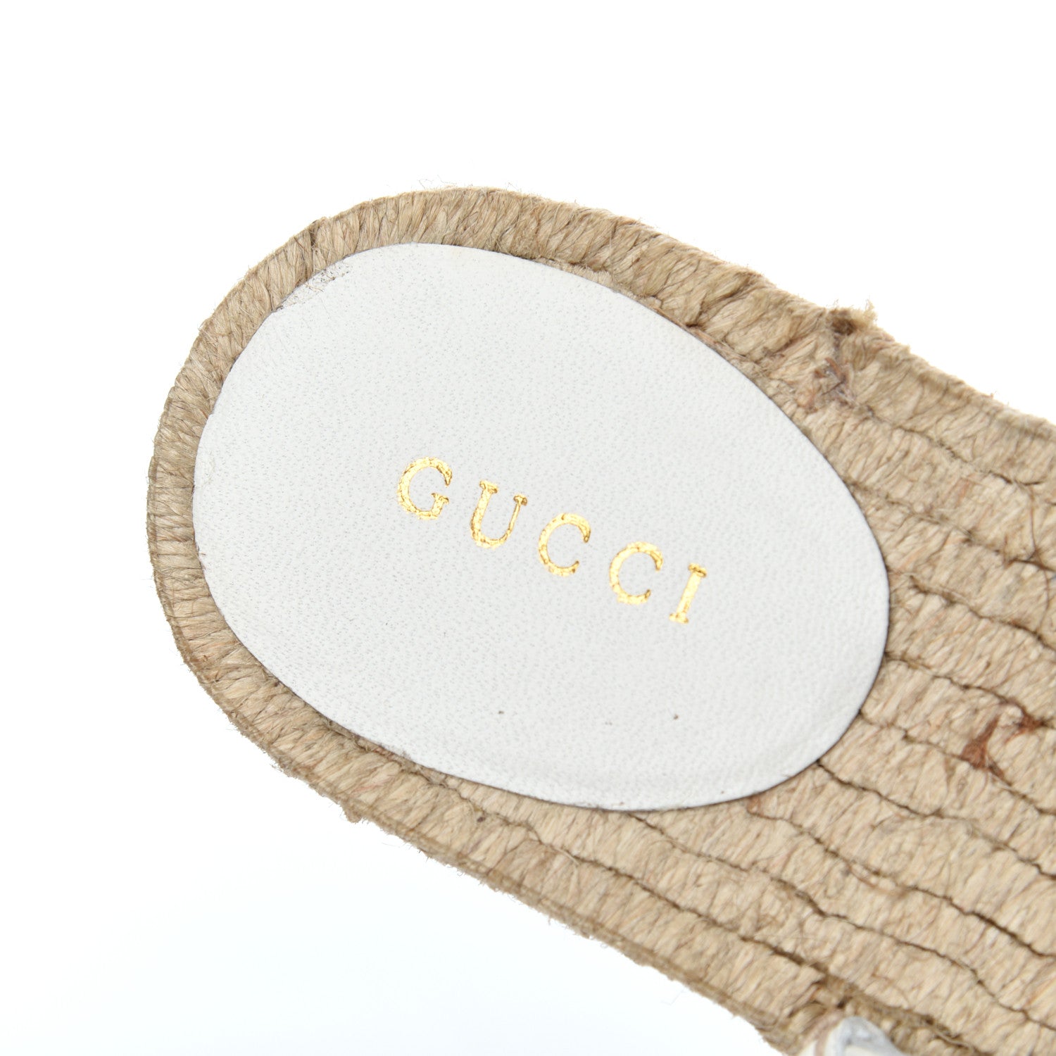 Gucci Nappa Matelasse GG Marmont Espadrille Slippers 36.5 Great White 6 of 12