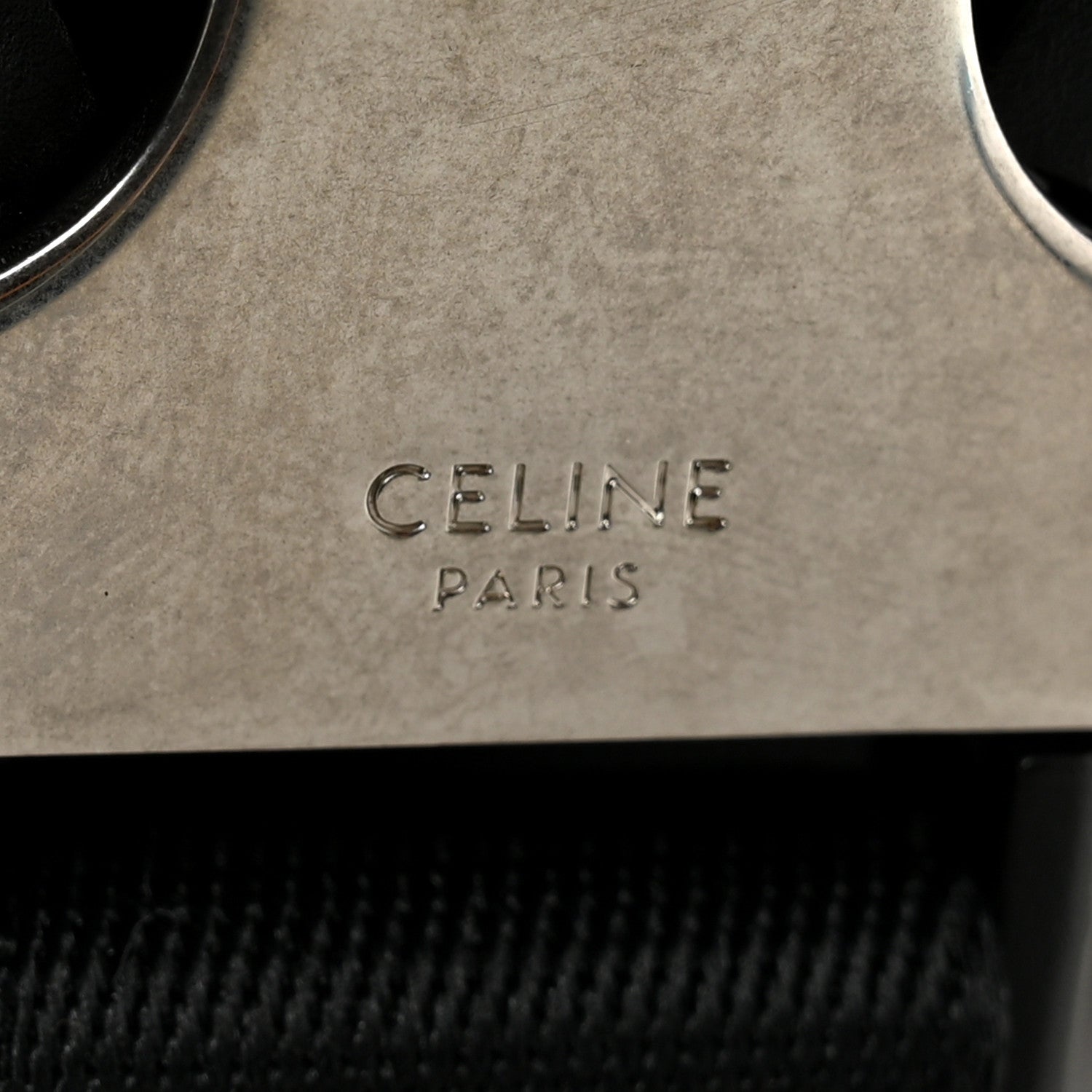 Celine Canvas Trekking Large Messenger Bag Black 6 of 10