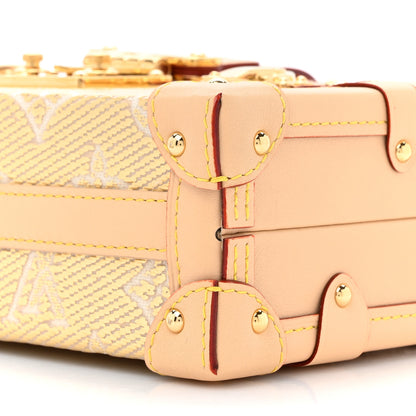 Louis Vuitton Monoglam Petite Malle Beige 8 of 10