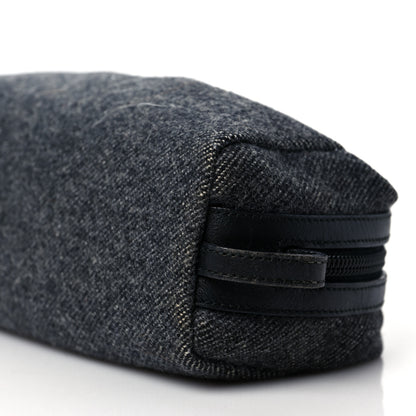 Prada Wool Cosmetic Pouch Grey 9 of 9
