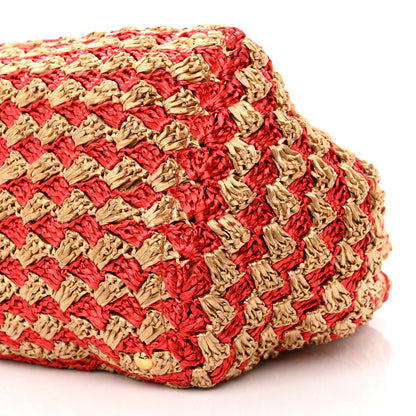 Prada Raffia Crochet Large Tote Naturale Fuo 11 of 12