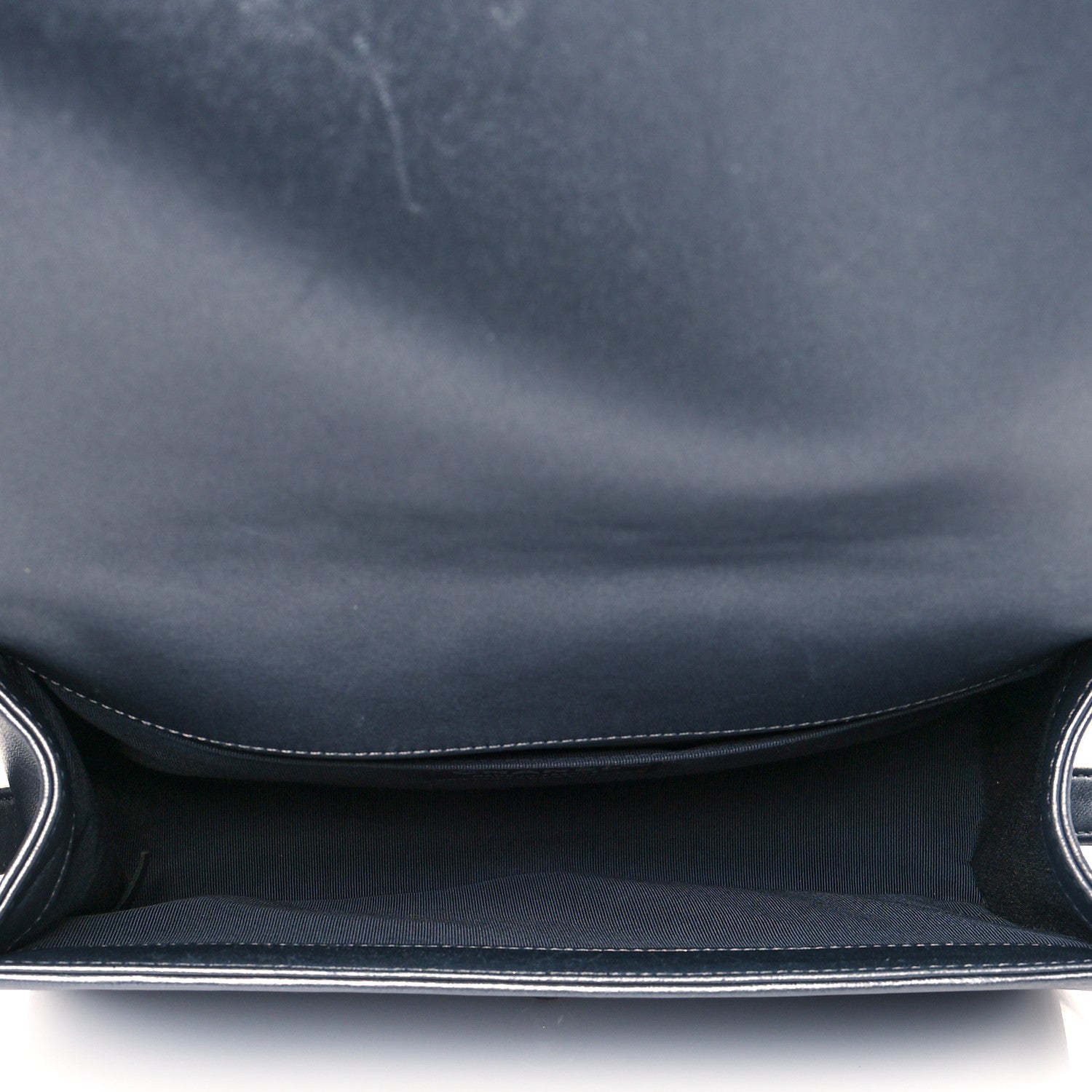 Chanel Tweed Metallic Lambskin Medium Boy Flap Silver 4 of 9