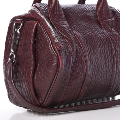 Alexander Wang Pebbled Lambskin Rockie Beet Rhodium Hardware 9 of 11