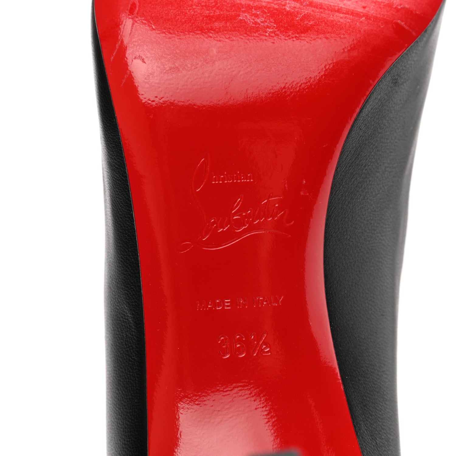 Christian Louboutin Shiny Nappa Simple 70 Pumps 36.5 Black 6 of 10