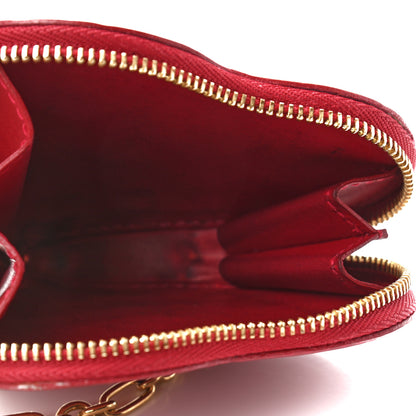 Louis Vuitton Vernis Coeur Heart Coin Purse Pomme D'Amour 5 of 7