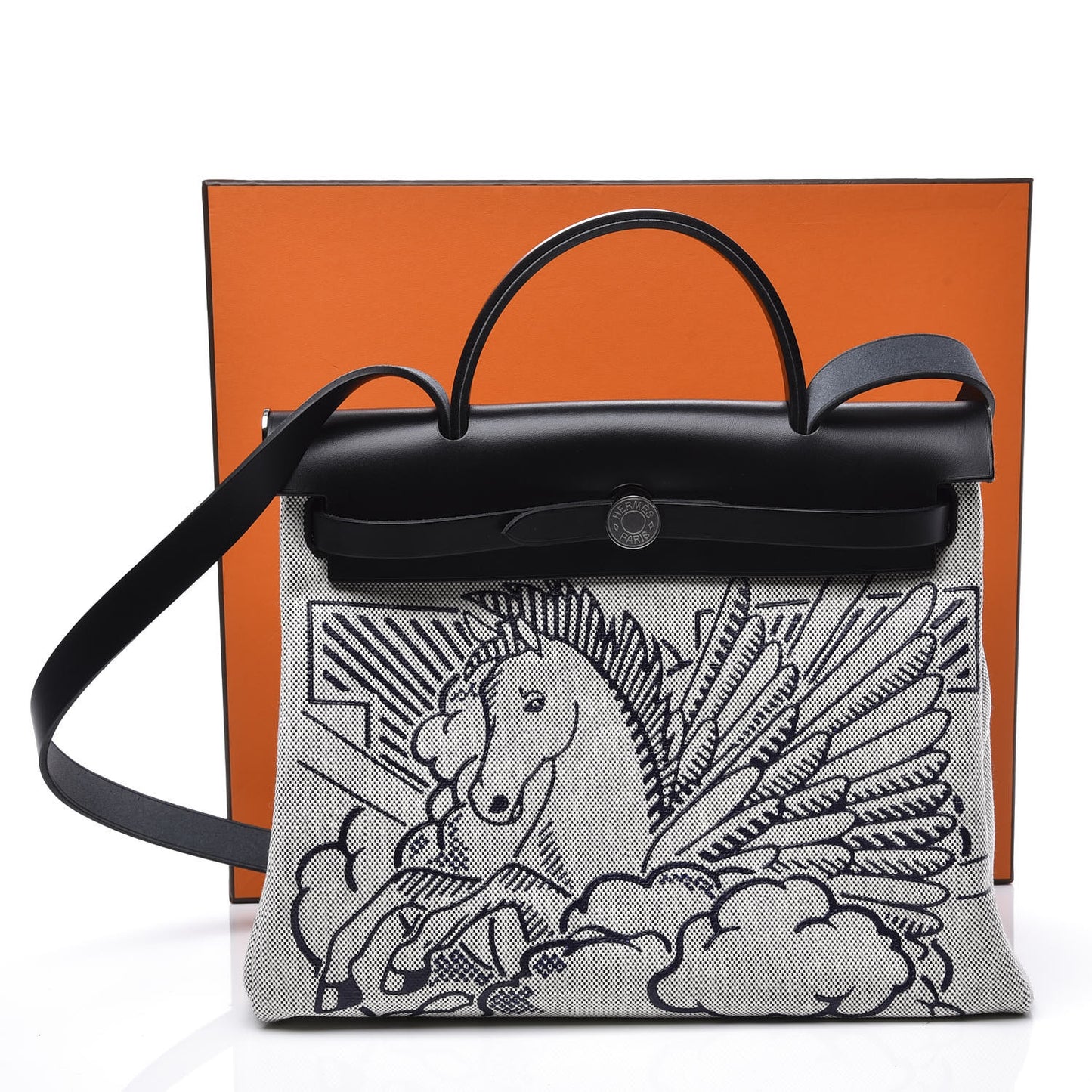 Vache Hunter Toile Pegase Pop Herbag Zip Retourne 31 PM Bleu Indigo