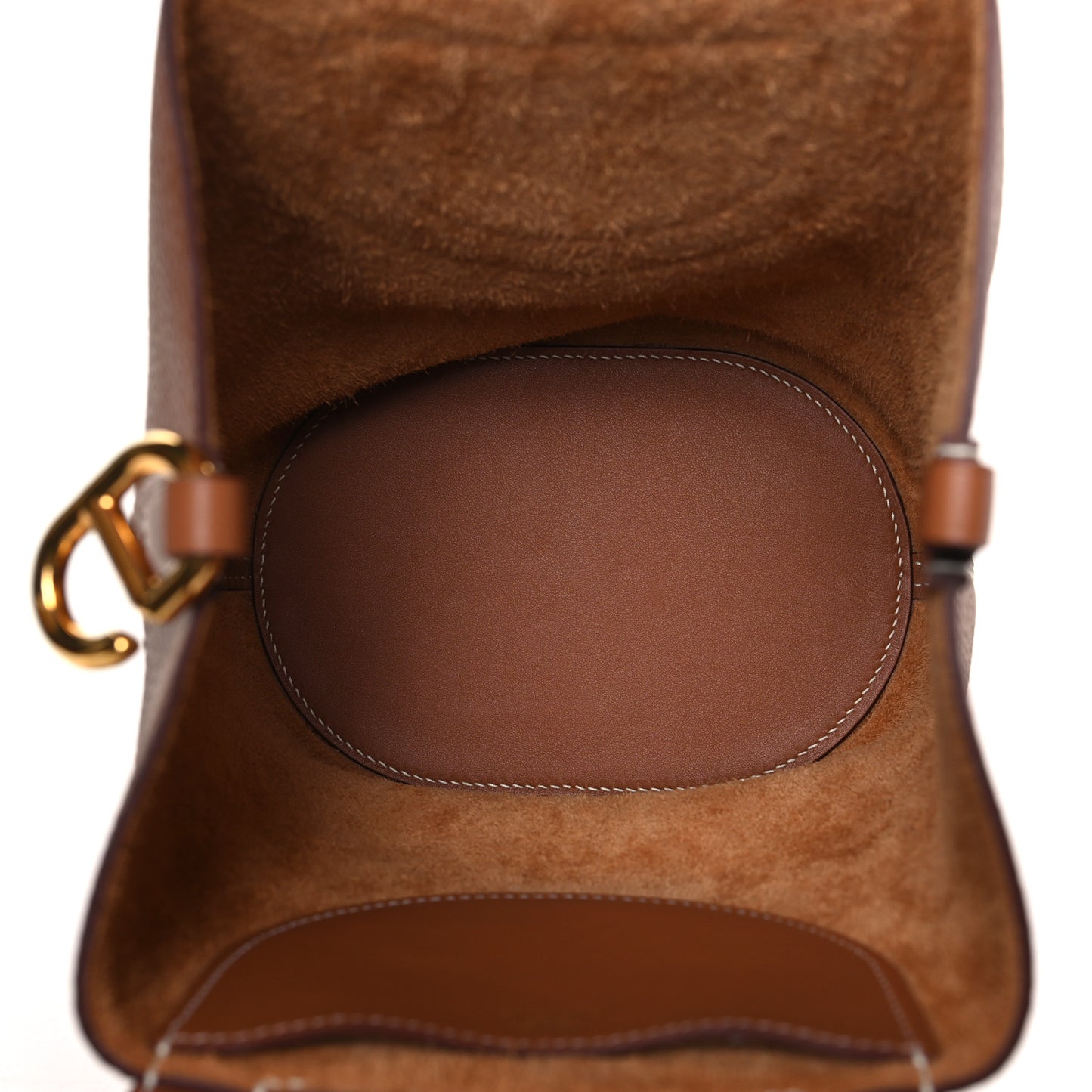 Taurillon Clemence Swift In-The-Loop 18 Bag Gold