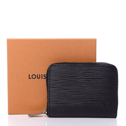 Louis Vuitton Epi Zippy Coin Purse Black 7 of 7