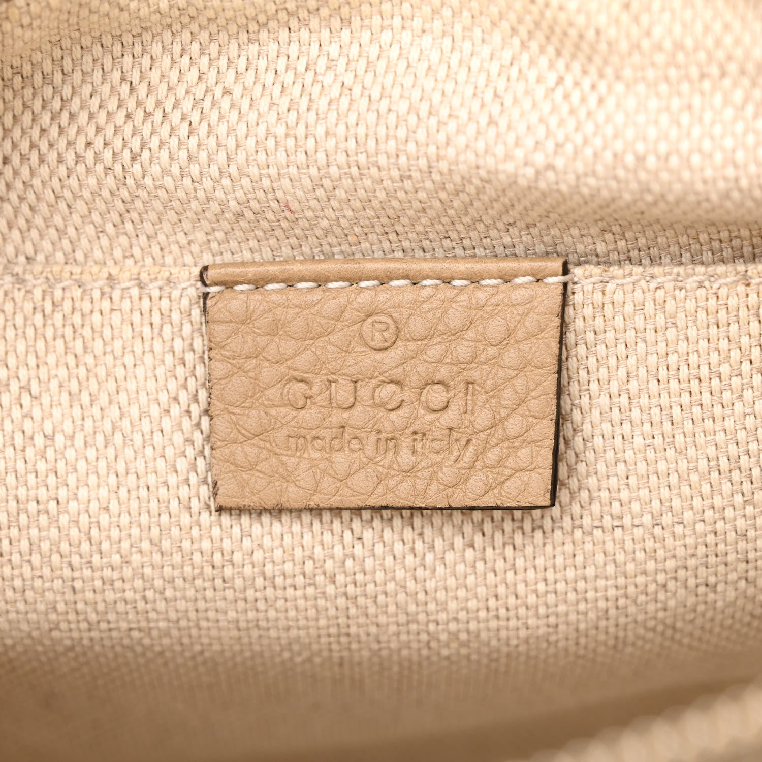Gucci Pebbled Calfskin Small Soho Disco Bag Camelia 6 of 10