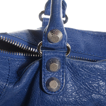 Balenciaga Agneau Giant 12 Silver Hardware Work Bleut Bleu Glacier 6 of 12