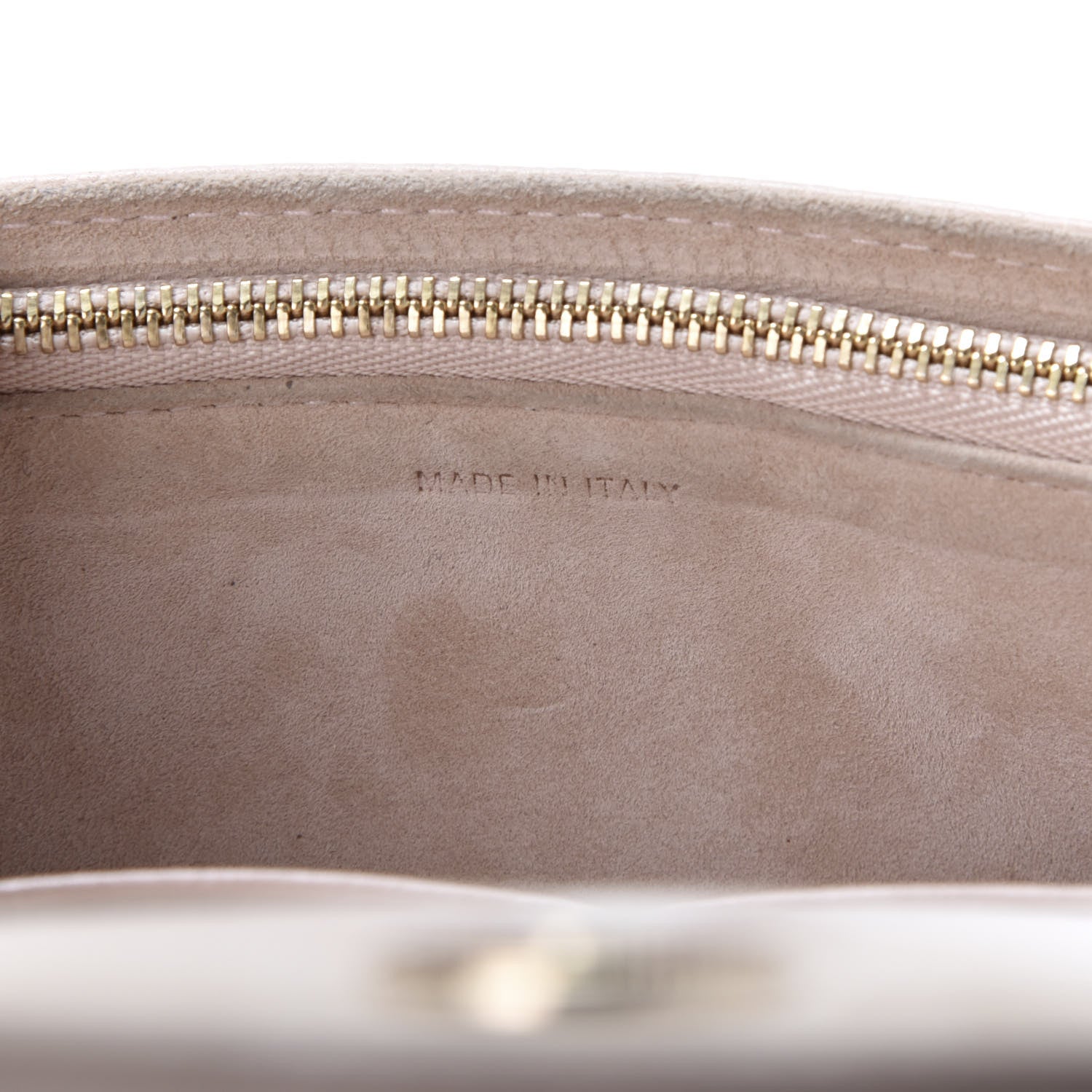Christian Dior Grained Calfskin Diorama Wallet on Chain Pouch Nude 9 of 11